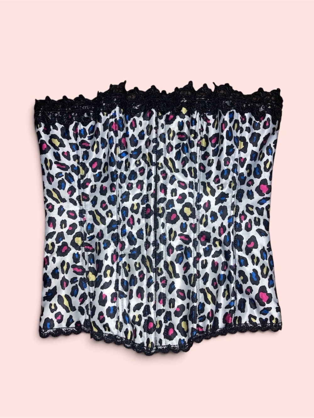 Colorful Animal Print Corset